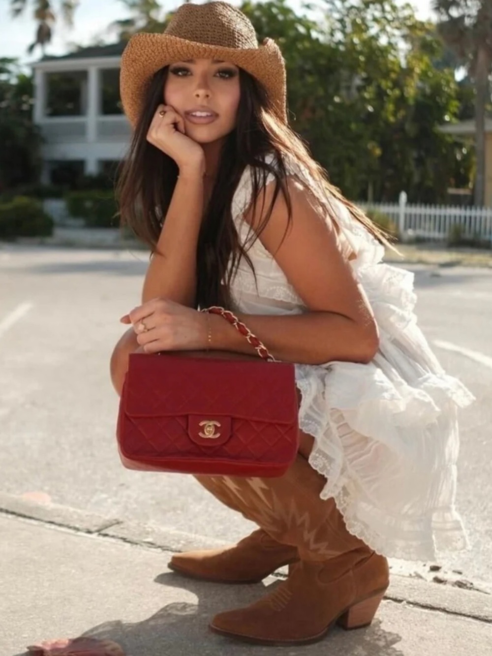 Dingo Thunder - Tan Suede Heeled Boots cowboy style wide calf